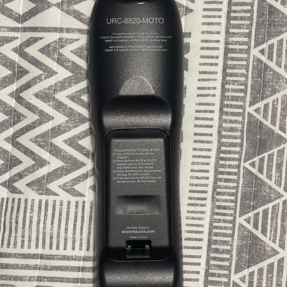 Replacement Cox TV Audio Remote Control (URC-8820-MOTO) – NWOT - Picture 6 of 15